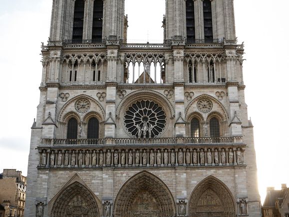 Die Kathedrale Notre-Dame am 15. April 2015 in Paris.